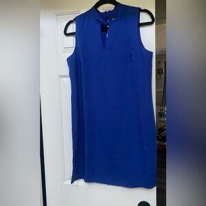 Nicole Miller Royal blue shift dress with keyhole - size 6 NWT never worn